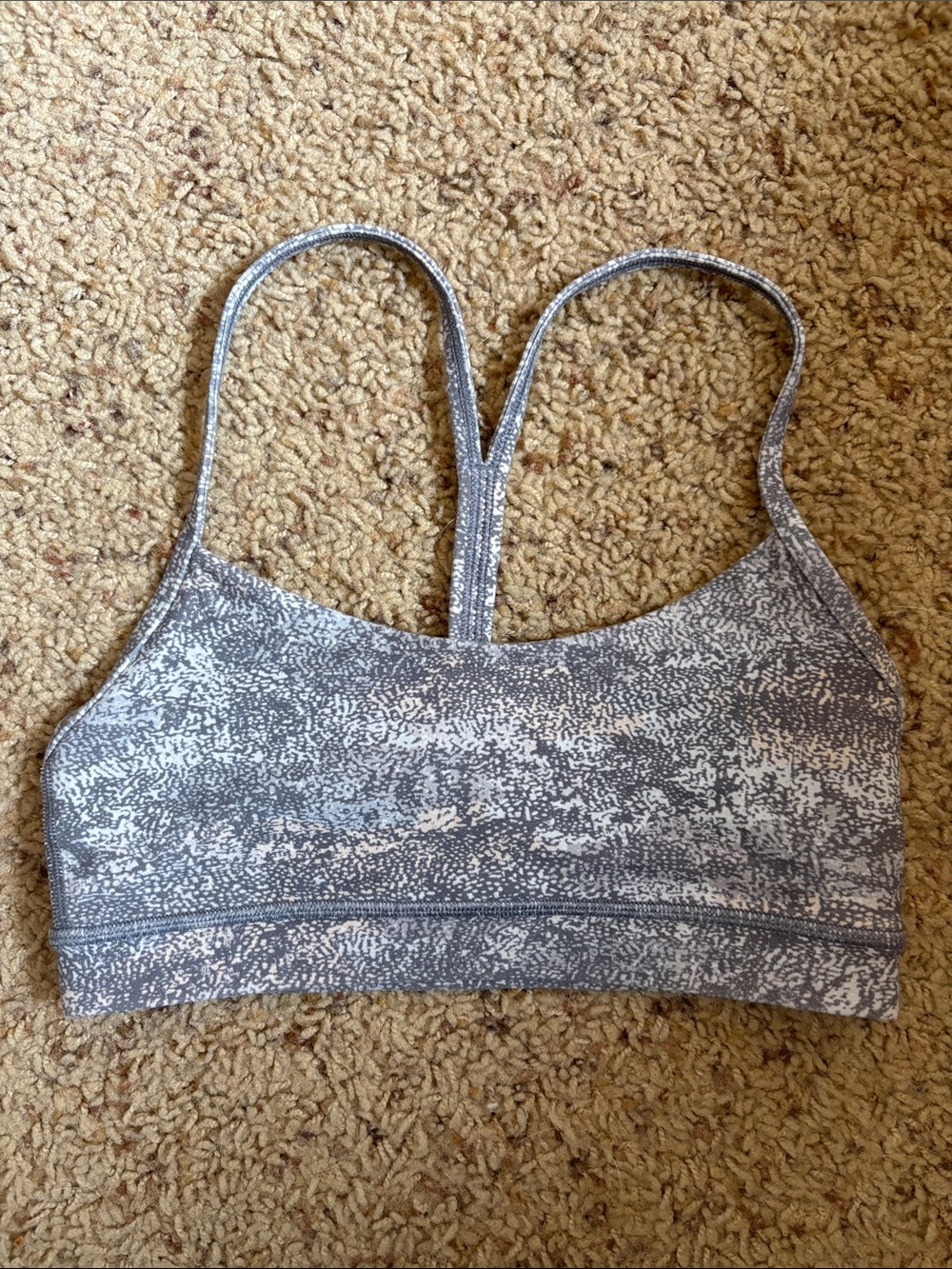 lululemon athletica flow y bra Gray Patterned